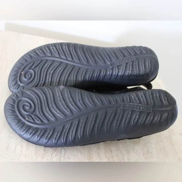 Naot Black Suede Gladiator Sandals - Picture 8 of 8